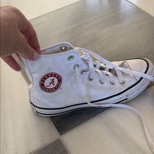 Alabama Crimson Tide Women's High-Top Sneakers - White